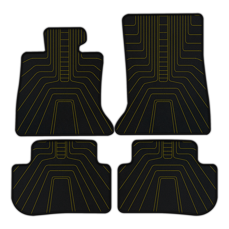 Customizable Leather Floor Mats with AW12 Pattern for Rolls Royce Dawn (2016-2023)