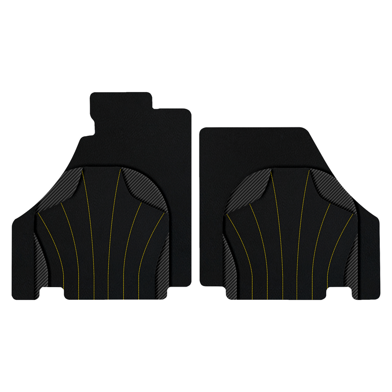 Customizable Leather Floor Mats with AW38 Pattern for Ferrari 360 (1999-2005)