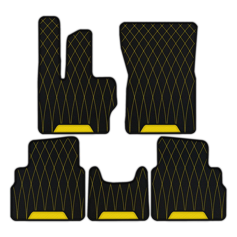 Customizable Leather Floor Mats with ER56 Pattern for Mercedes Benz G-Class W463 (2018-2023)