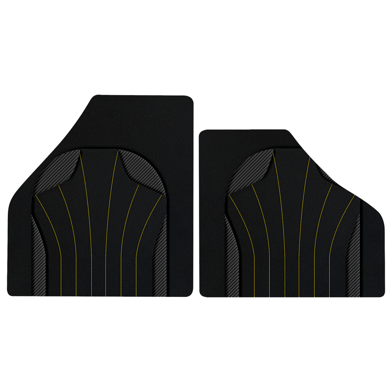 Customizable Leather Floor Mats with AW38 Pattern for Ferrari F50 (1995-1997)