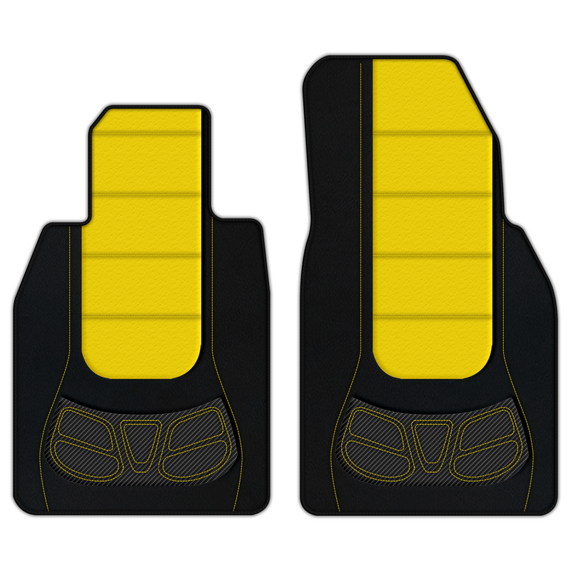 Customizable Leather Floor Mats with AW42 Pattern for Porsche 911 GT3 (992) 2021-2026
