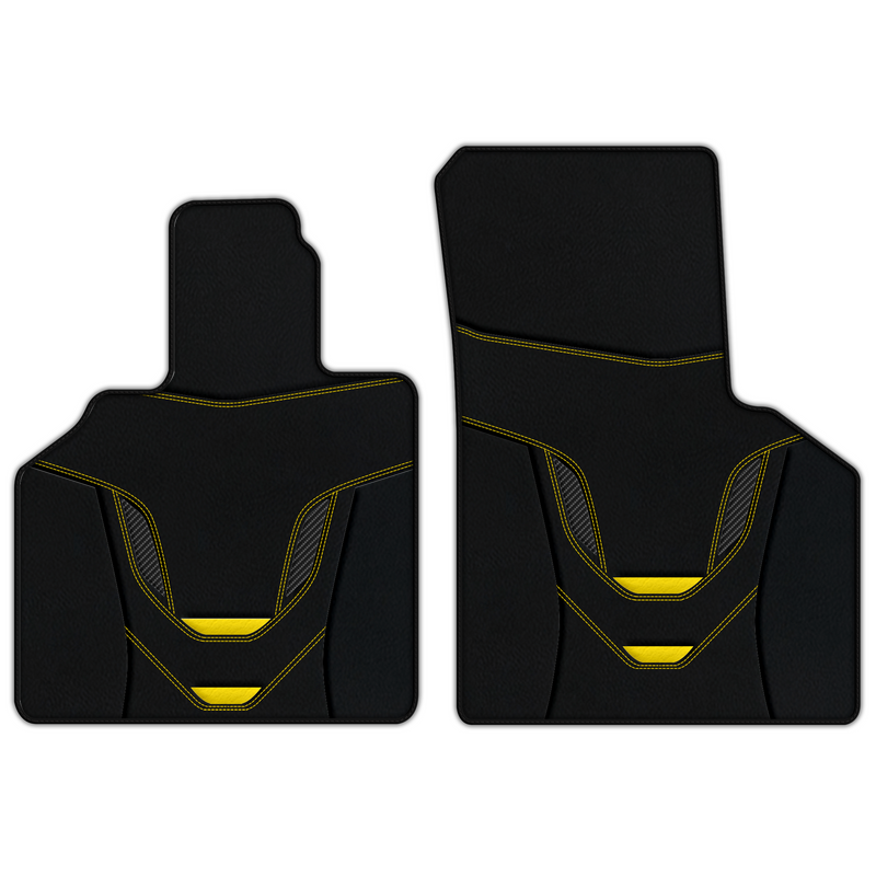 Customizable Leather Floor Mats with AW46 Pattern for Lamborghini Gallardo (2004-2014)