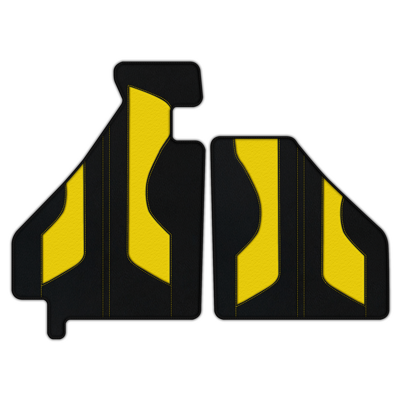 Customizable Leather Floor Mats with Pattern ER56 V2 Edition for Ferrari F355 (1994-1999)