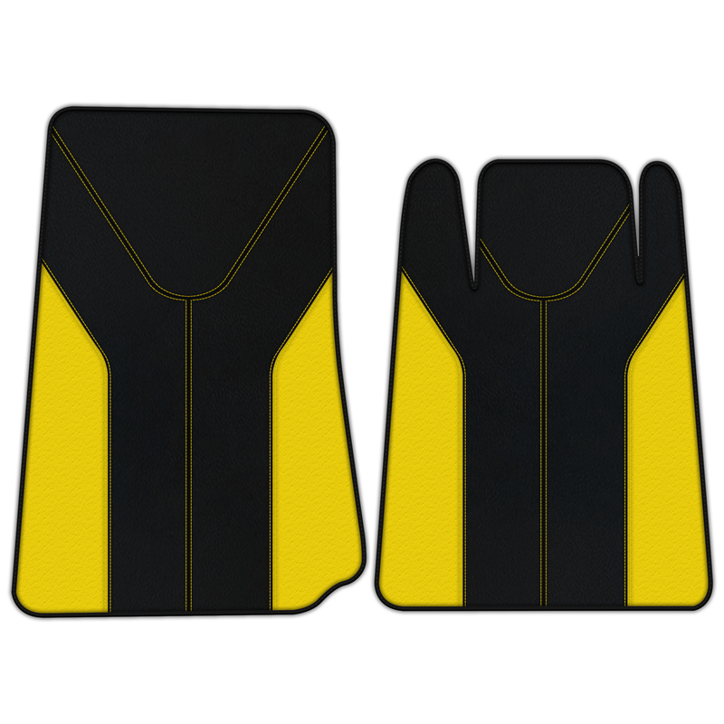 Customizable Leather Floor Mats with AW27 Pattern for Lamborghini Espada (1968-1978)