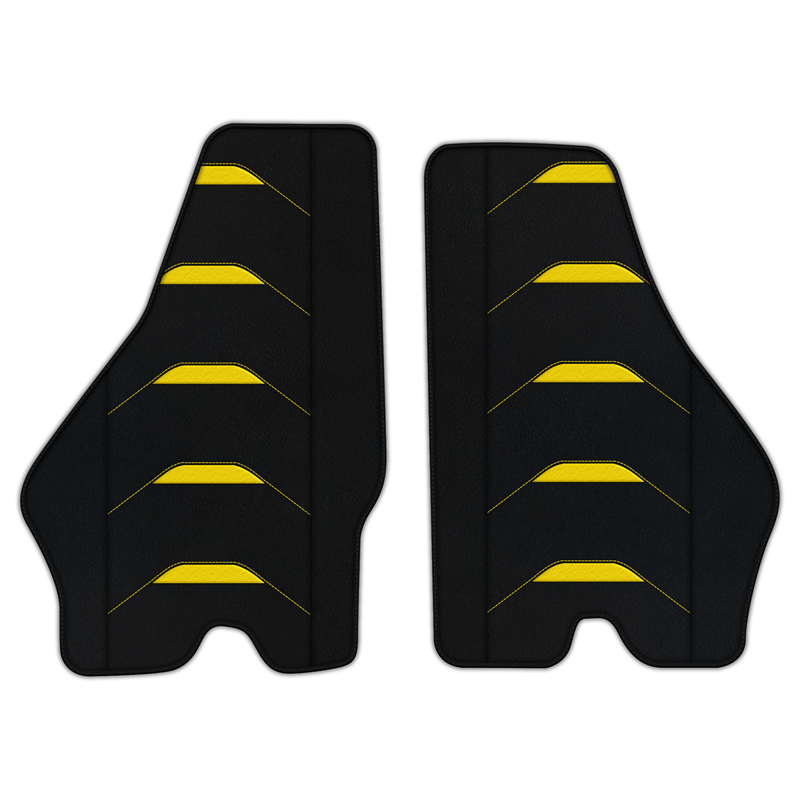 Customizable Leather Floor Mats with AW24 Pattern for Lamborghini Jalpa (1981-1988)