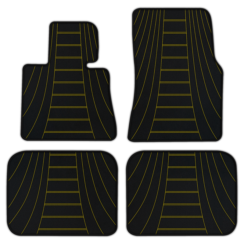 Customizable Leather Floor Mats with AW17 Pattern for Rolls Royce Phantom Sedan (2003-2016)