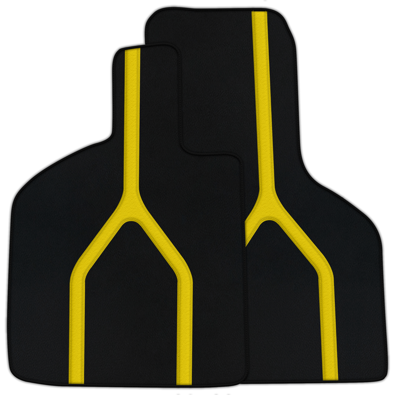 Customizable Floor Mats From Carpet with Leather A56 Pattern for Lamborghini Huracan STO (2021-2024)