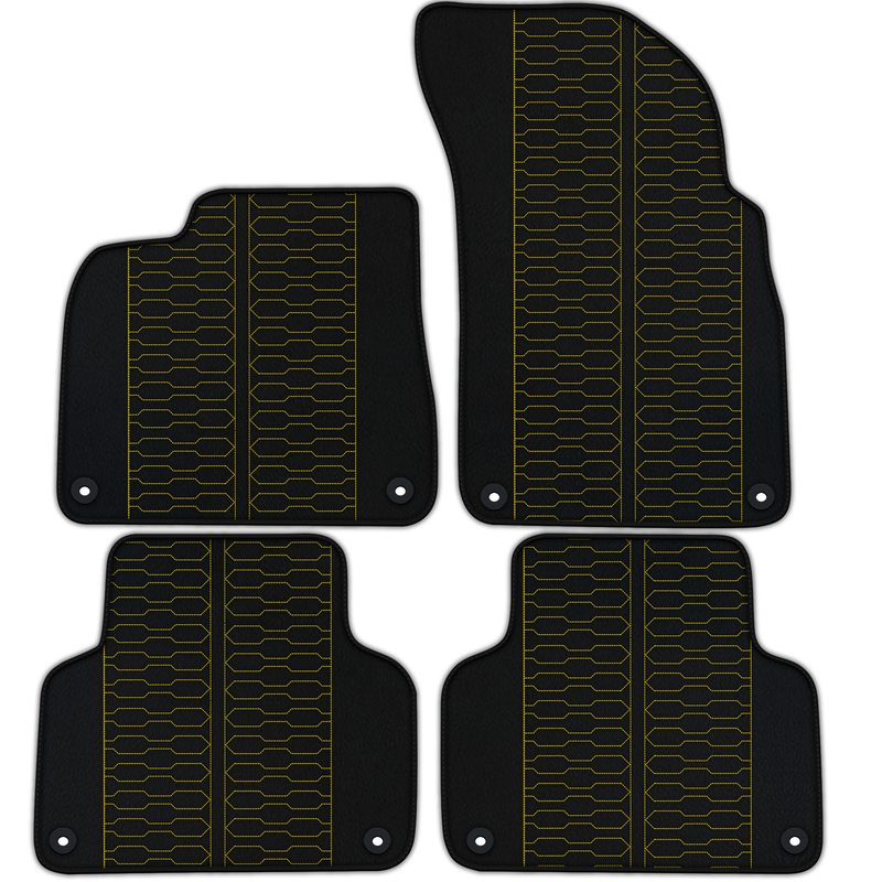 Customizable Leather Floor Mats with ER56 Pattern for Lamborghini Urus (2018-2026)