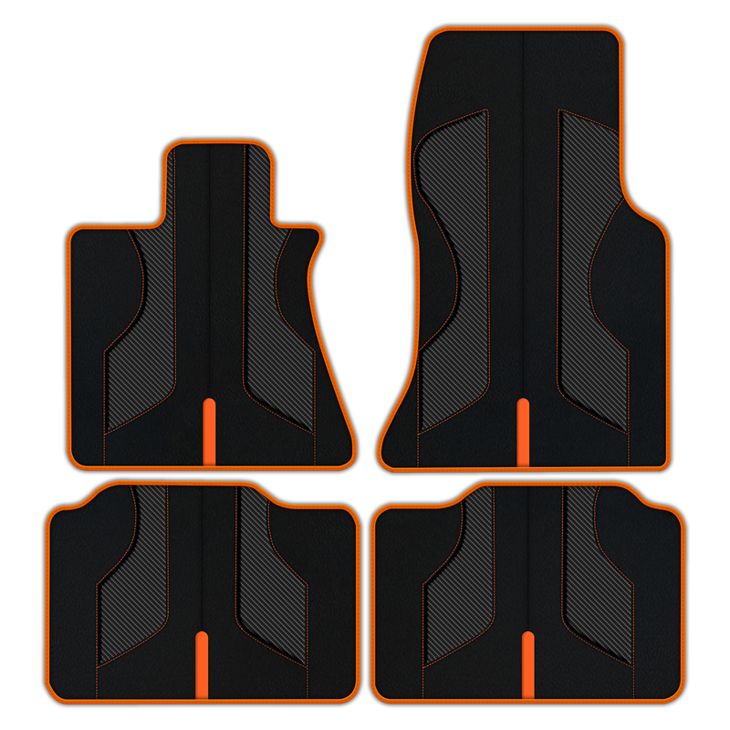 Customizable Leather Floor Mats with AW35 Pattern for Rolls Royce Phantom VIII (2017-2024)