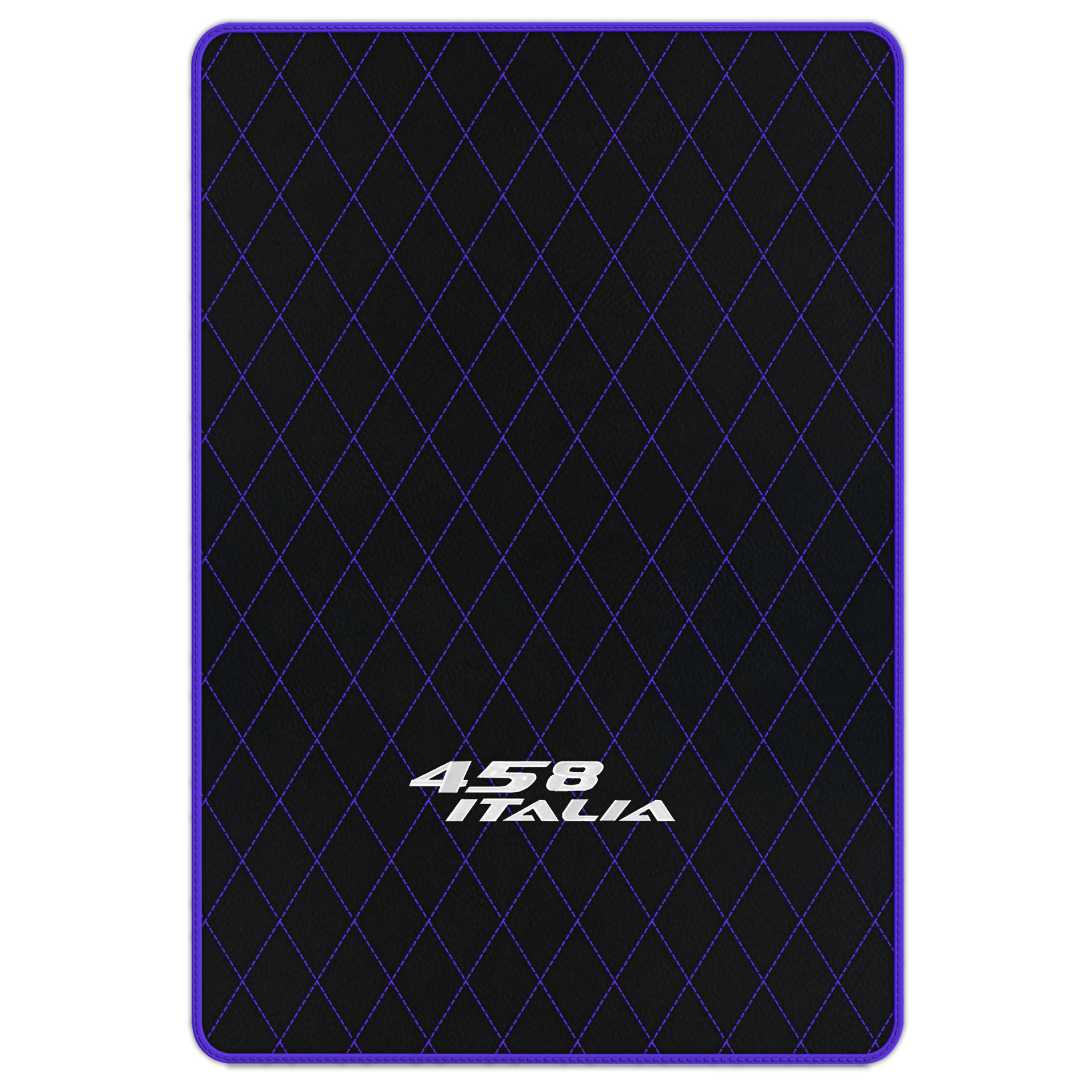 Premium Black Leather Floor Mats for Ferrari 458 Spider (2012-2015)