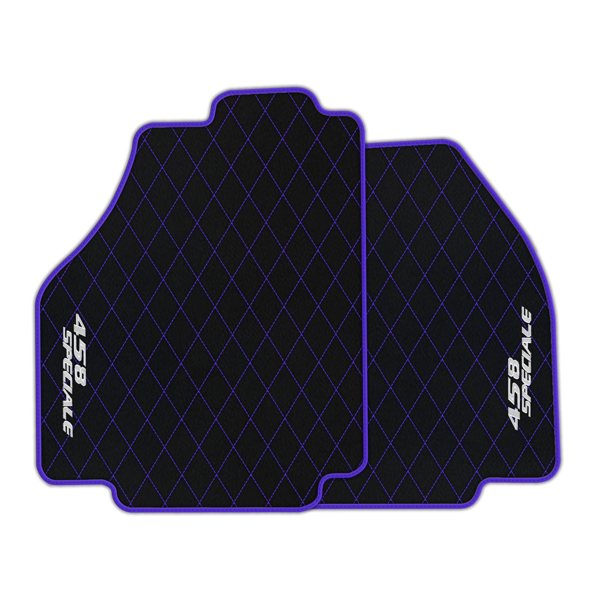 Premium Black Leather Floor Mats for Ferrari 296 GTS (2022-2025)