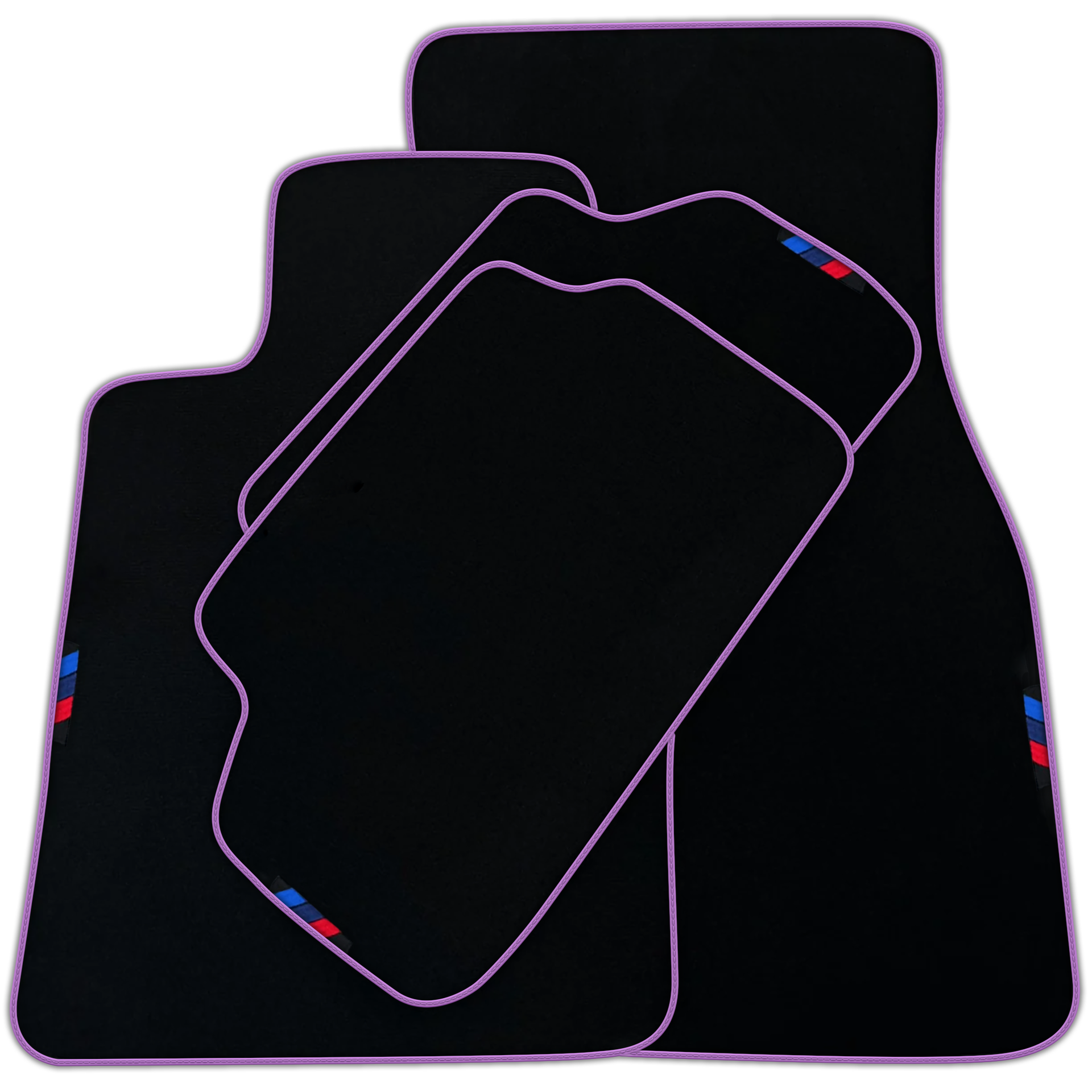 Black Mats For BMW 1 Series E88 Convertible | Black Trim | Various Trim Colors