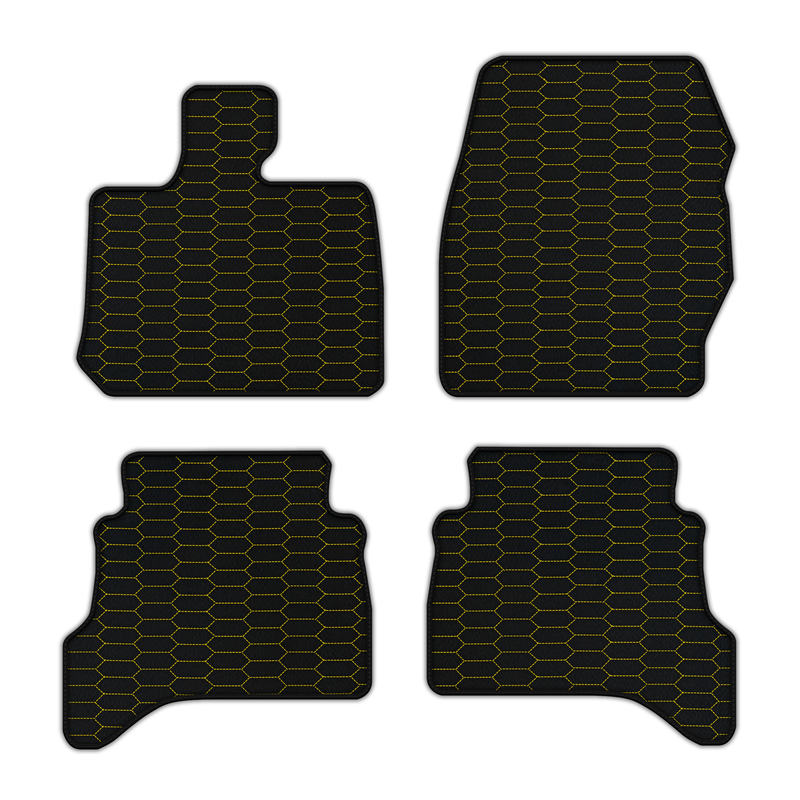 Customizable Leather Floor Mats with Raptor Hex Pattern for Range Rover Sport L460 (2022-2024) Short/Long Wheelbase