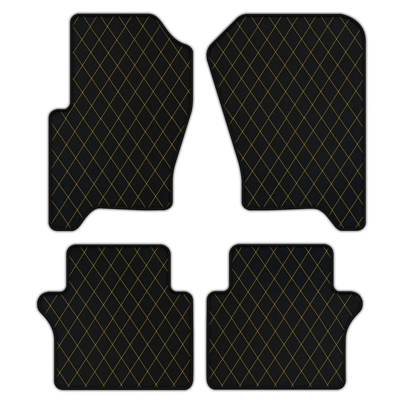 Customizable Leather Floor Mats with Single Diamond Pattern for Range Rover Sport (2010-2013)
