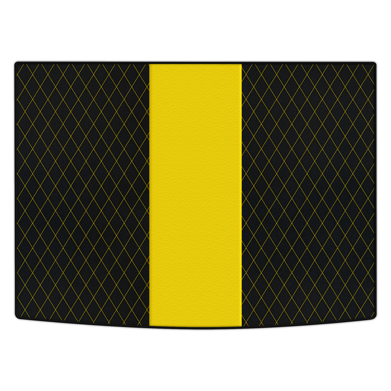 Customizable Leather Trunk Floor Mats with Single Diamond Pattern for Mercedes Benz B-Class W246 (2011-2019)