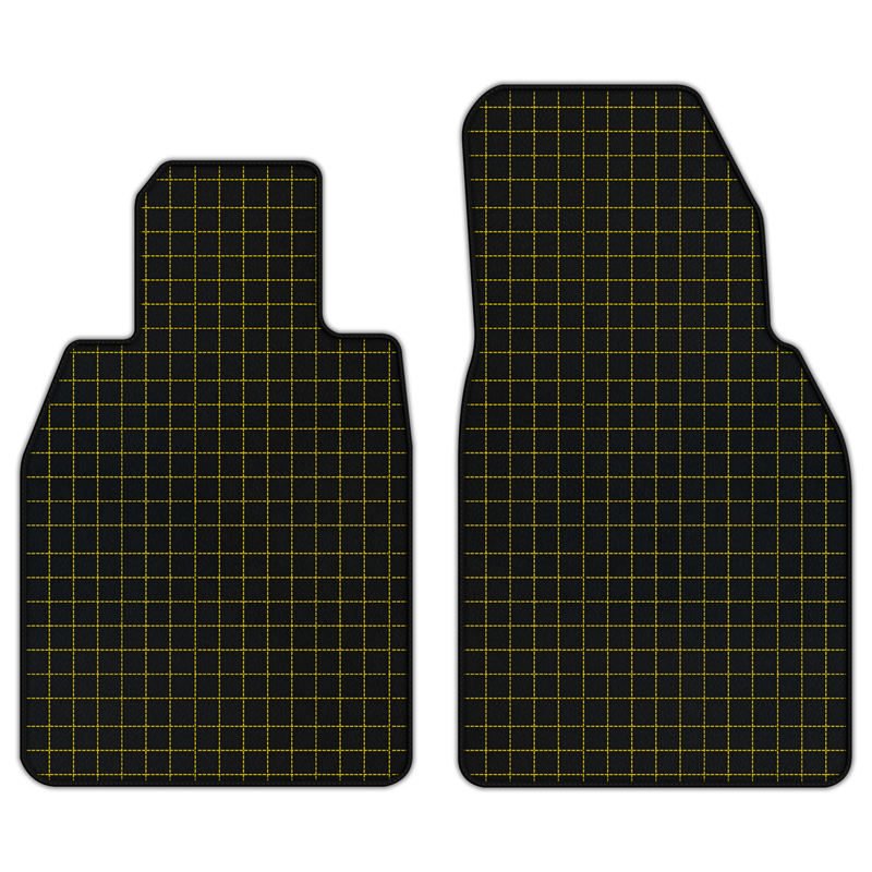 Customizable Leather Floor Mats with Square Pattern for Porsche 911 GT3 (992) 2021–2026