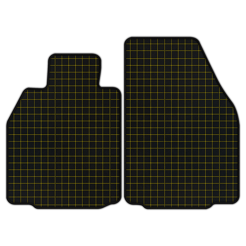 Customizable Leather Floor Mats with Square Pattern for Porsche 911 GT3 (997) 2006–2011