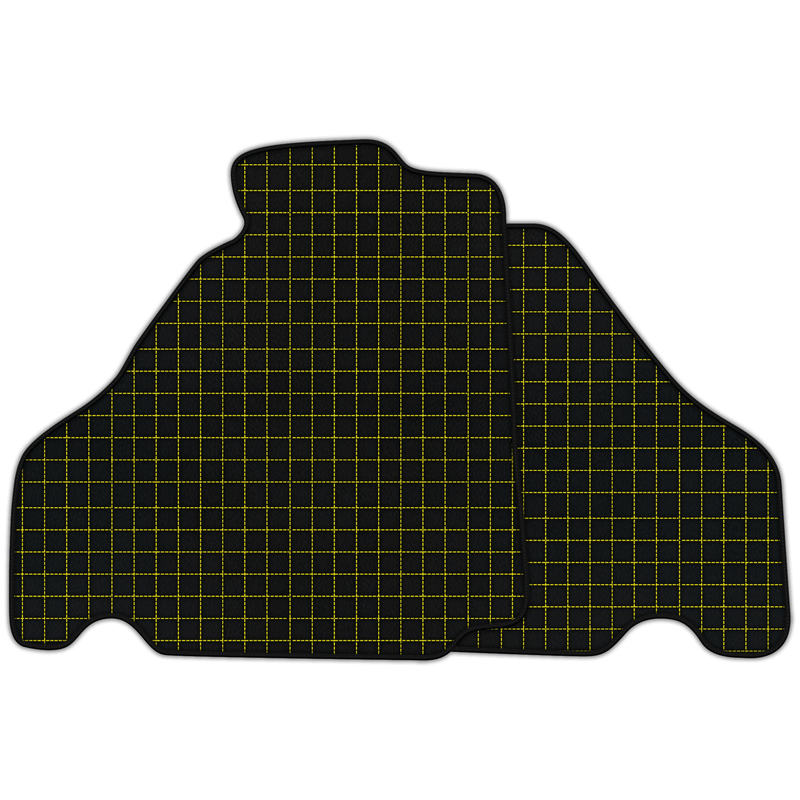 Customizable Leather Floor Mats with Square's Pattern for Ferrari 360 (1999-2005)