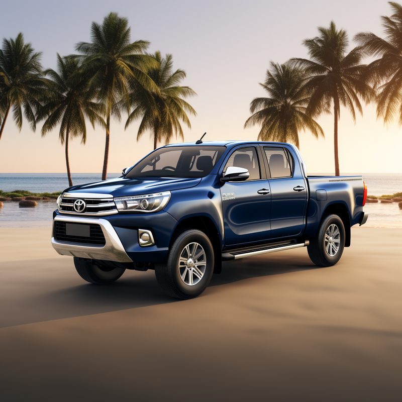 سجادات أرضية مخصصة لسيارة Toyota Hilux Xtra Cab (2016-2023)