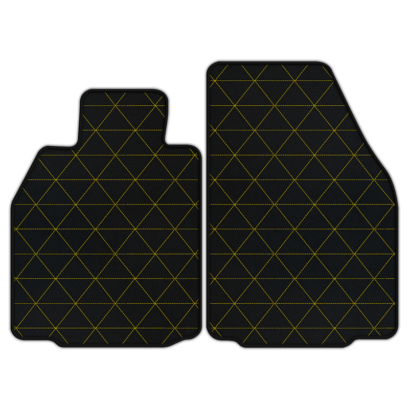 Customizable Leather Floor Mats with Triangle Pattern for Porsche 911 GT3 (997) 2006–2011