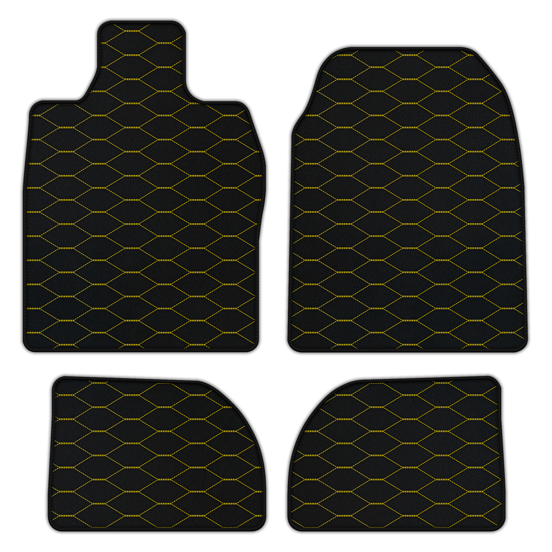 Customizable Luxury Leather Floor Mats for Porsche 924 (1976-1988)