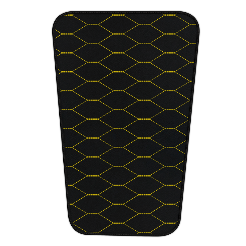 Customizable Leather Trunk Floor Mats with Viper Hex Pattern for Ferrari F8 Tributo (2019-2023)
