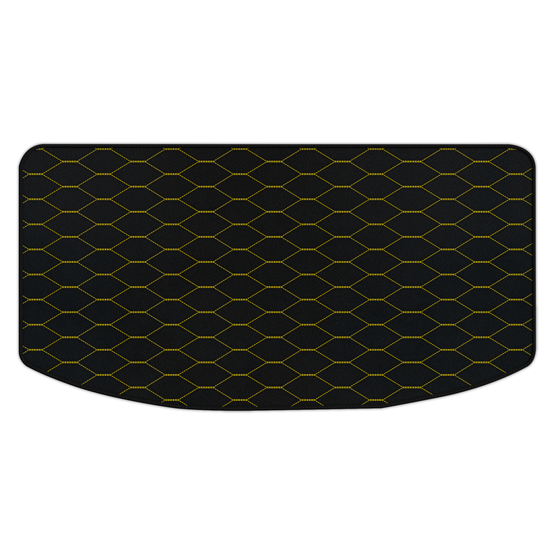 Customizable Leather Trunk Floor Mats with Viper Hex Pattern for Aston Martin V8 Vantage (2005-2018)