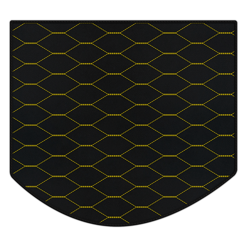 Customizable Leather Trunk Floor Mats with Viper Hex Pattern for Ferrari 512 TR (1992-1994)