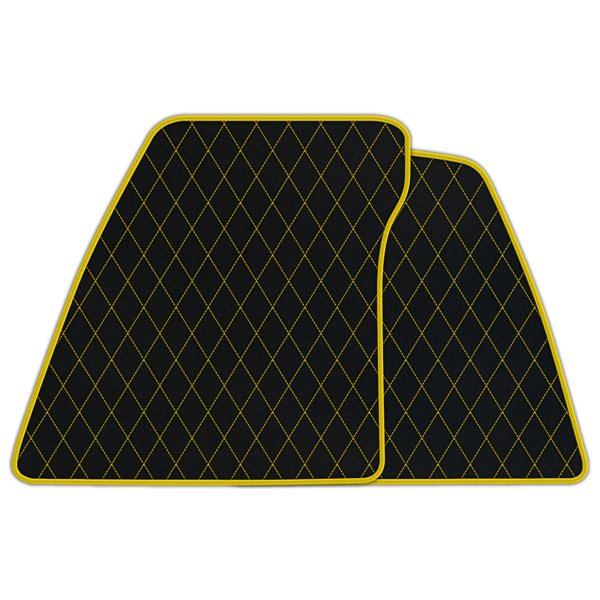 Black Leather Floor Mats for Bentley Mulsanne (2010-2020) | AW1 Design