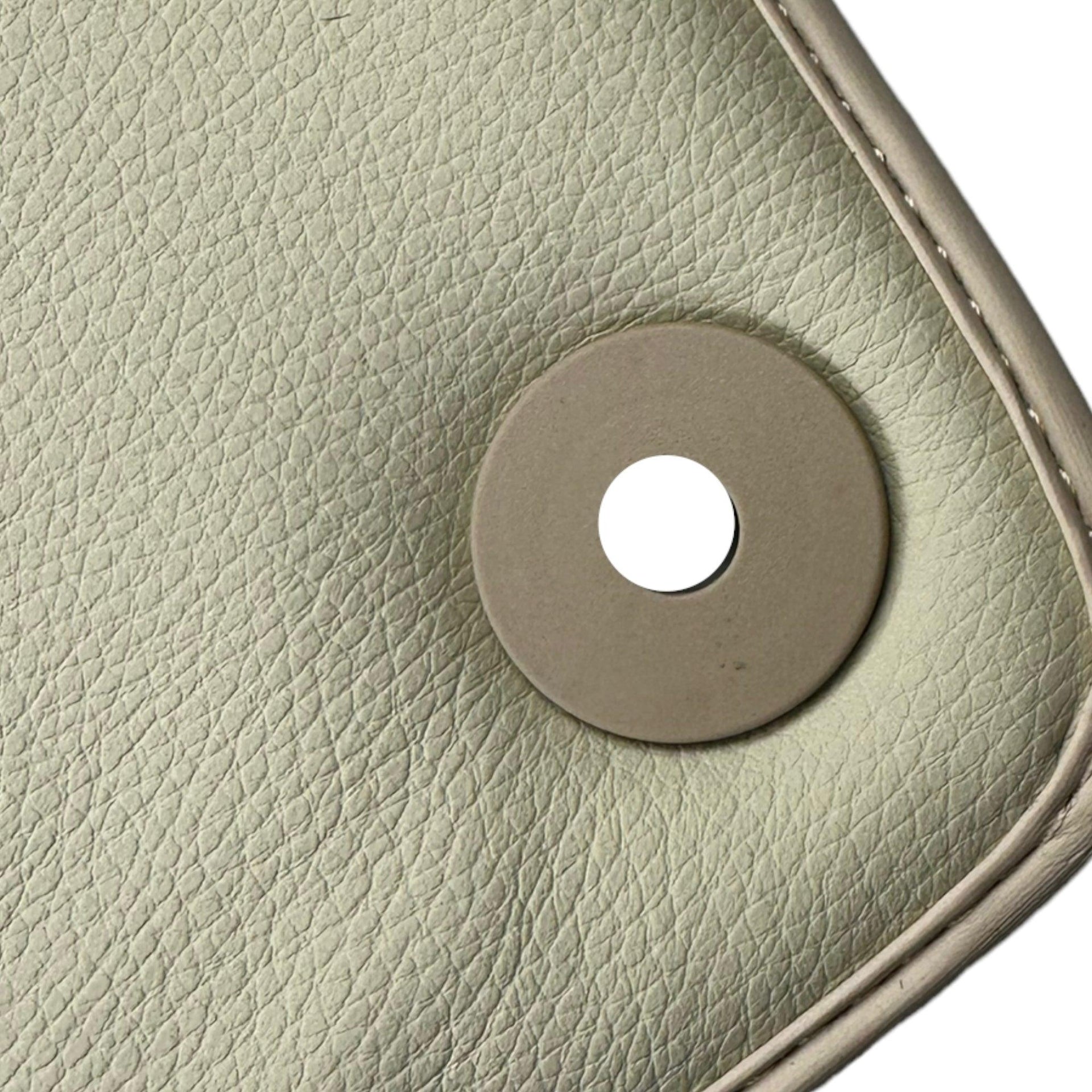 Beige Floor Mats for Bentley Flying Spur (2005-2013) with Leather - AutoWin