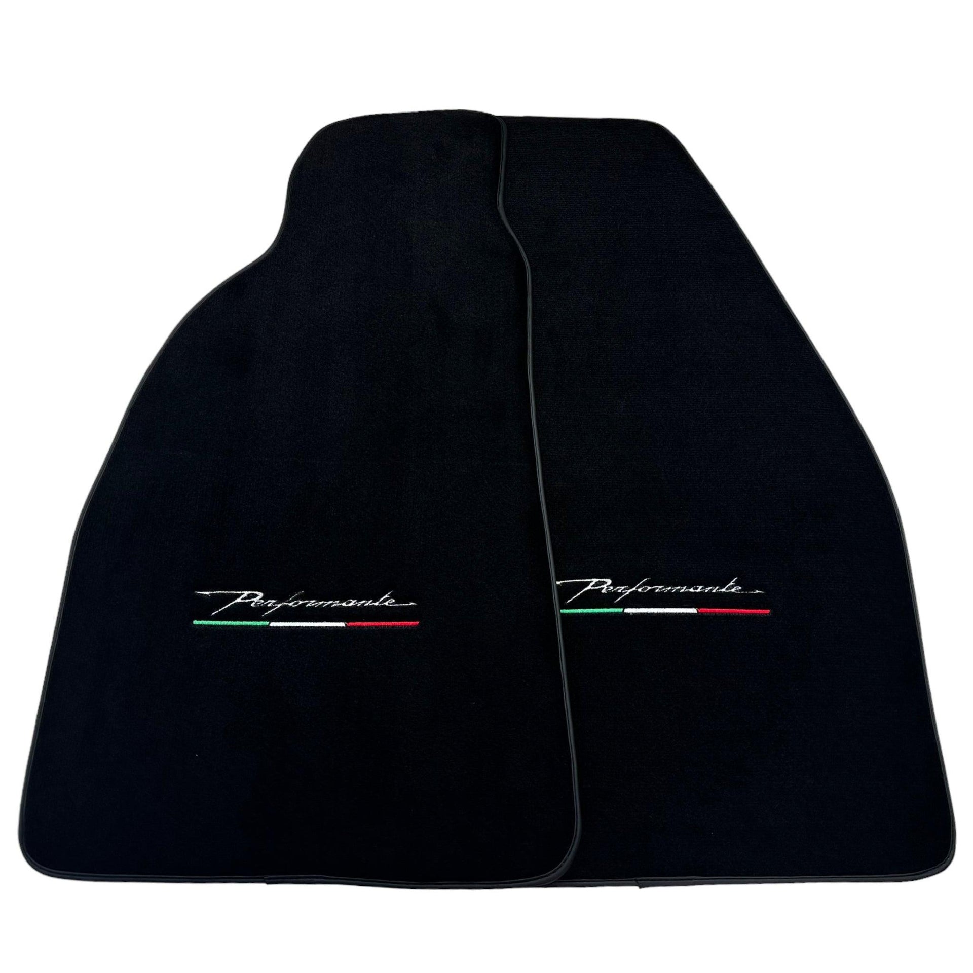 Black Floor Mats for Alfa Romeo Spider (1966-1993) Perfomante - AutoWin