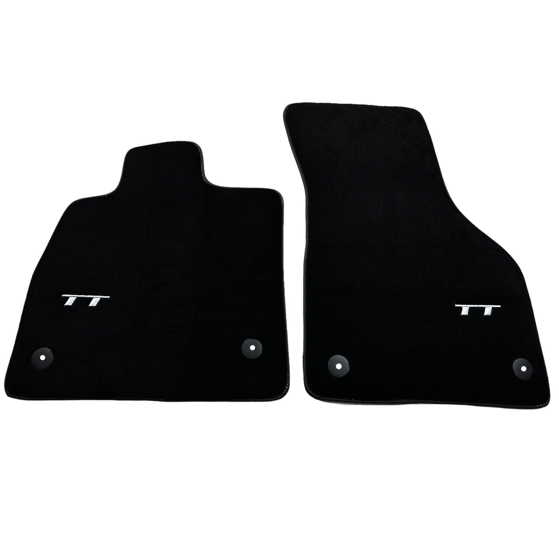 Black Floor Mats for Audi TT MK3 Coupe (2019-2023) - AutoWin