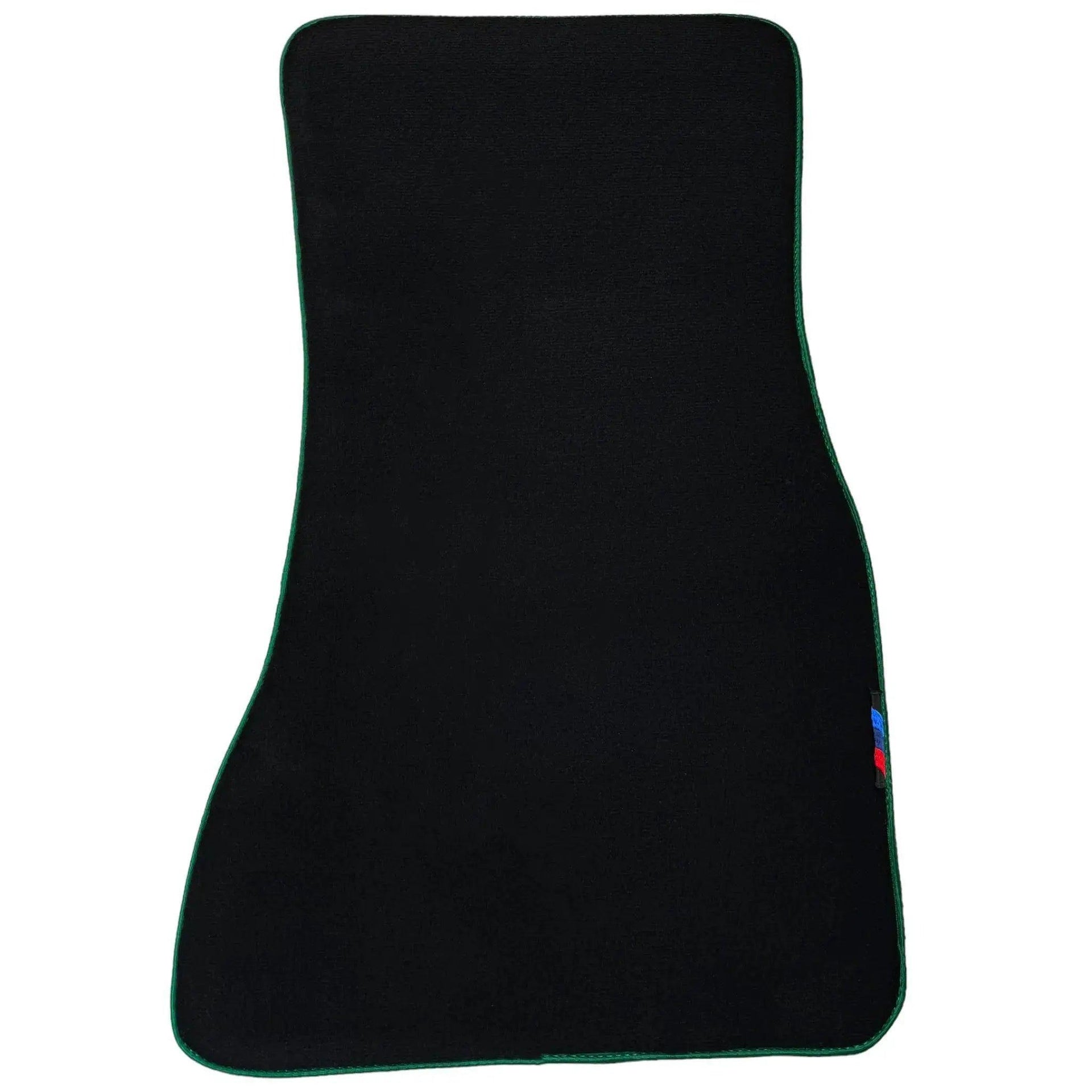 Black Floor Mats For BMW 4 Series F33 | Green Trim - AutoWin