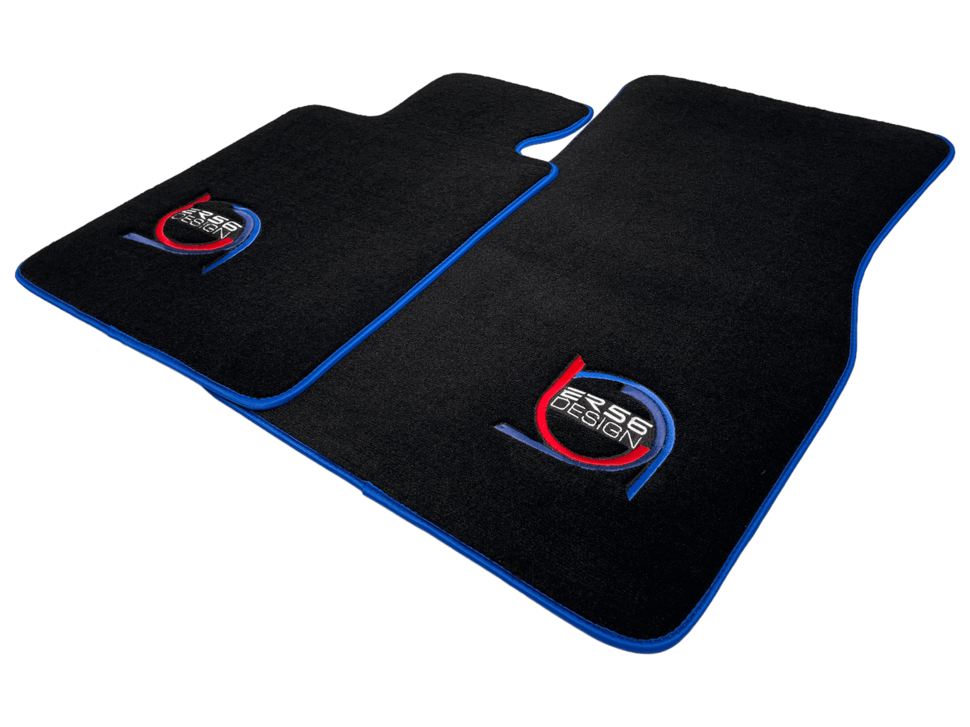 Black Floor Mats For BMW G61 (2023-2026) Touring ER56 Design Limited Edition Blue Trim - AutoWin