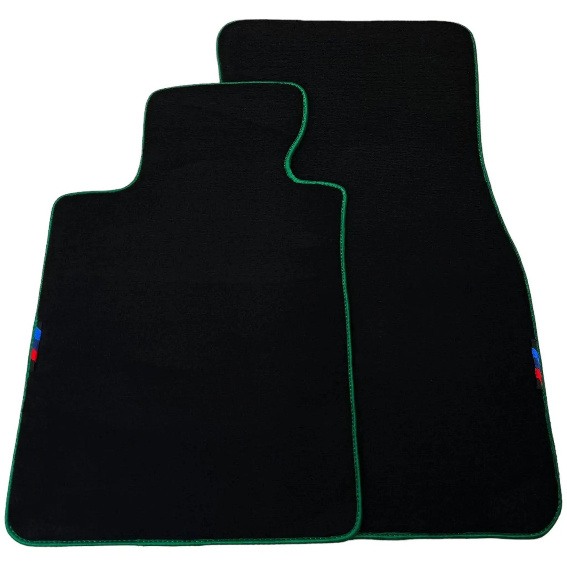Black Floor Mats for BMW iX (2022-2024) | Green Trim - AutoWin