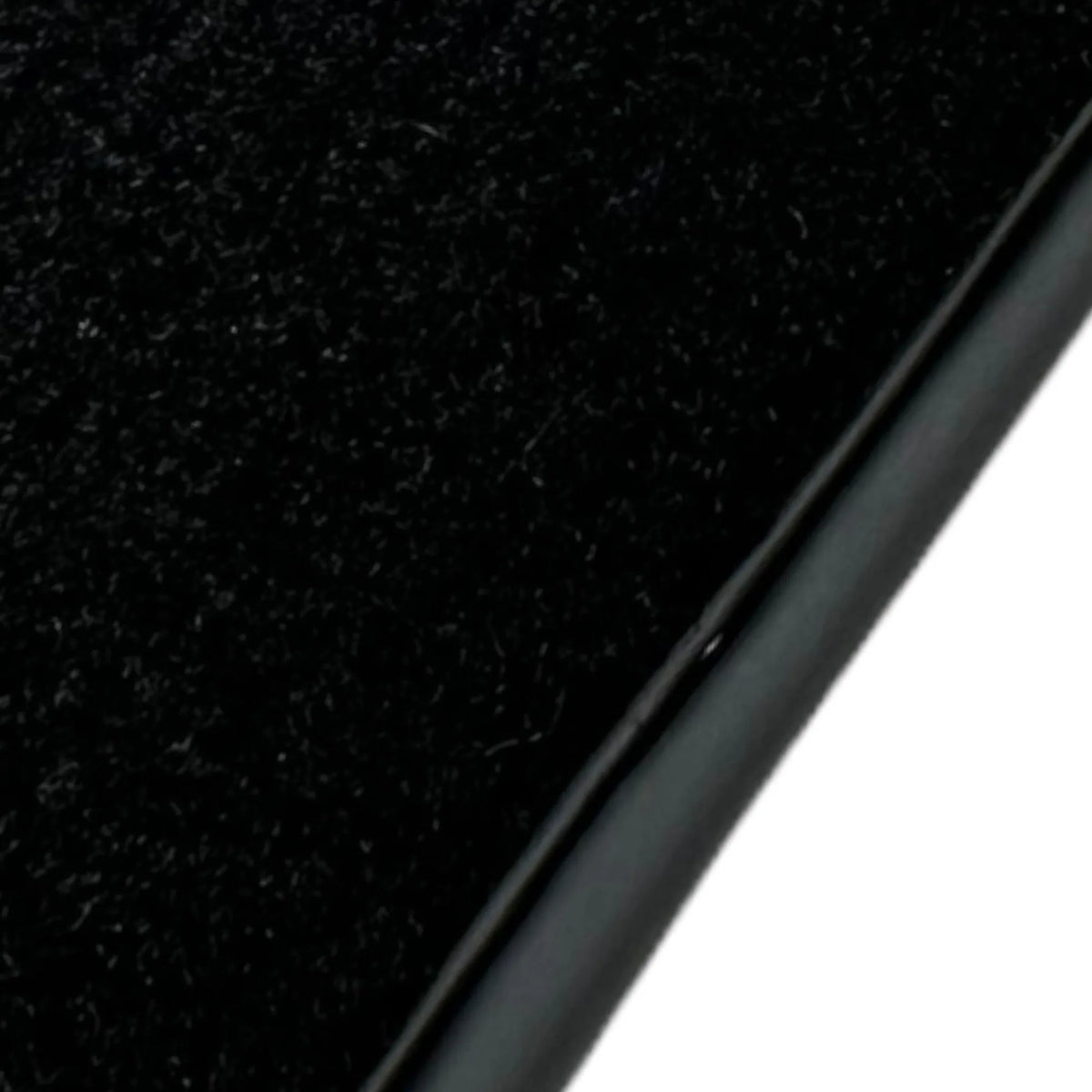 Black Floor Mats for Ferrari 488 Pista Spider (2019-2021) with Bordeaux Nappa Leather