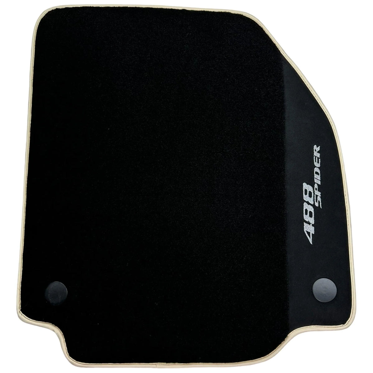 Black Floor Mats For Ferrari 488 Spider 2015-2022 - AutoWin