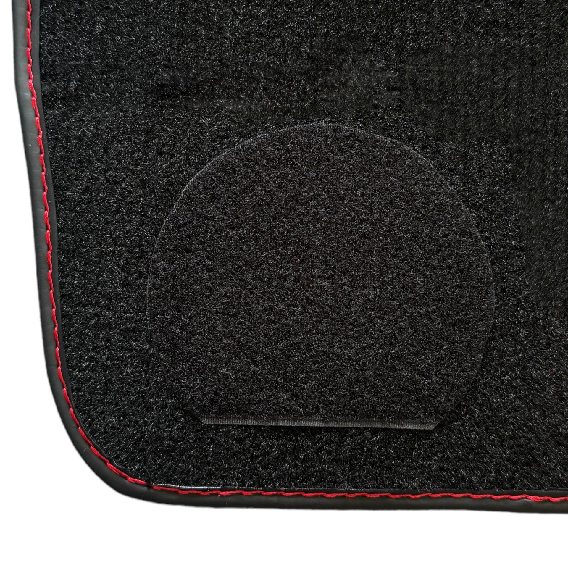 Black Floor Mats for Ferrari Purosangue with Leather - AutoWin