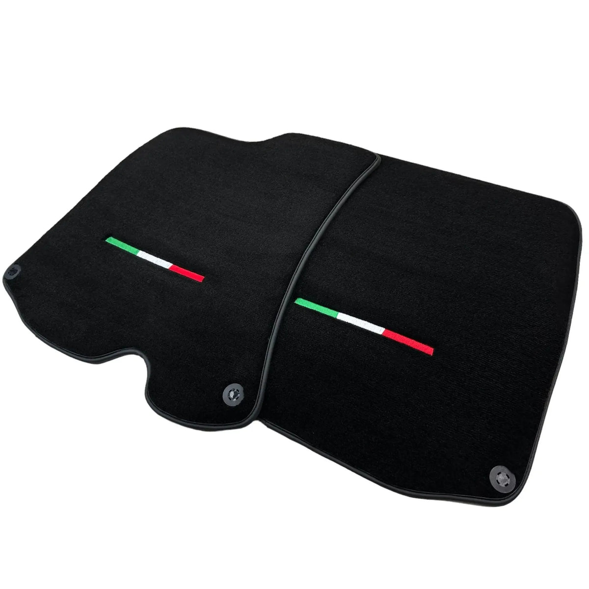 Black Floor Mats For Ferrari Roma (2021-2027) Italian Edition