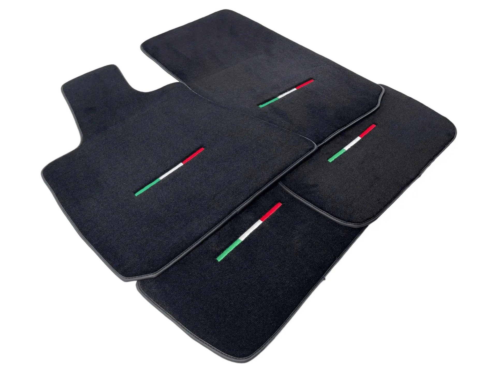 Black Floor Mats For Maserati Levante (2017-2023) Italy Edition - AutoWin