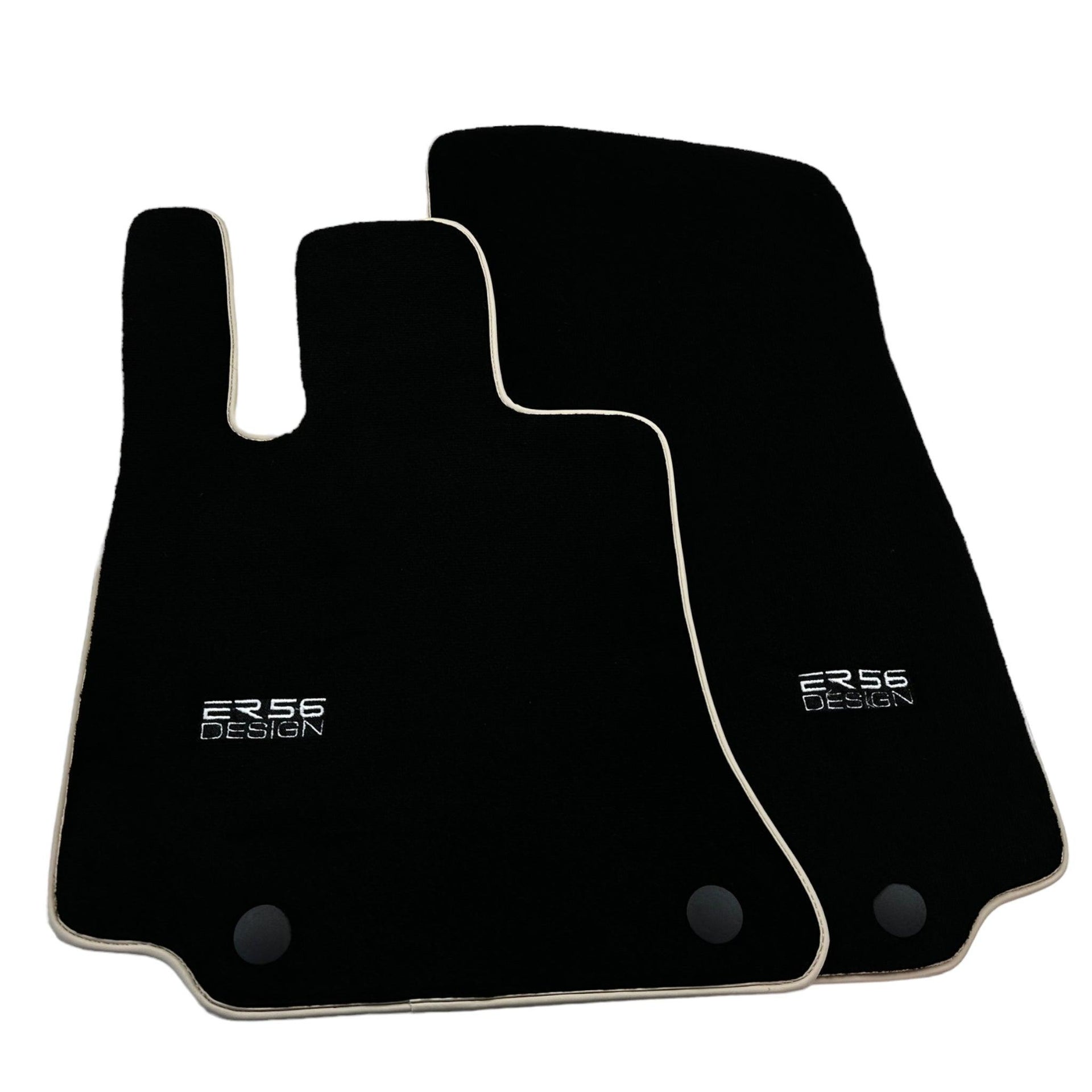 Black Floor Mats For Mercedes-Benz C Class W206 (2021-2023) ER56 Design - AutoWin