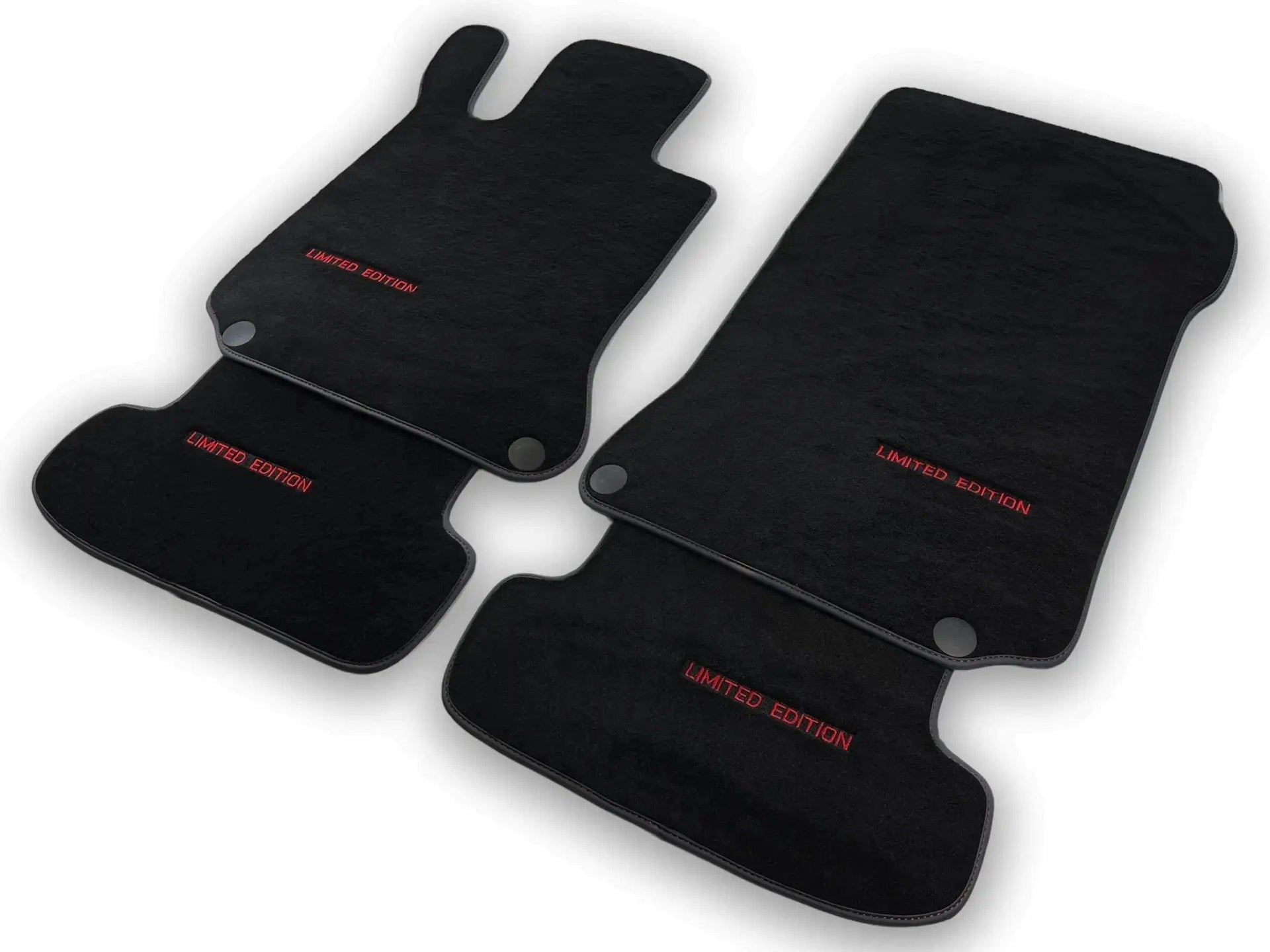 Black Floor Mats For Mercedes Benz E-Class W210 Sedan 4Matic (1995-2002) | Limited Edition - AutoWin