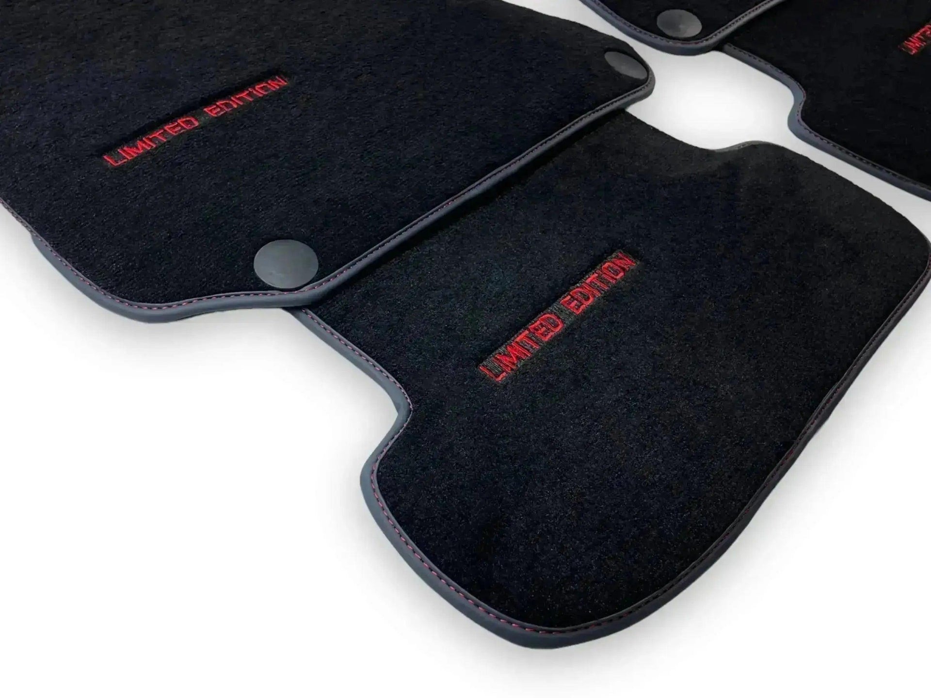 Black Floor Mats For Mercedes Benz GLE-Class C167 Coupe - 5 Seats (2020-2023) Hybrid | Limited Edition - AutoWin