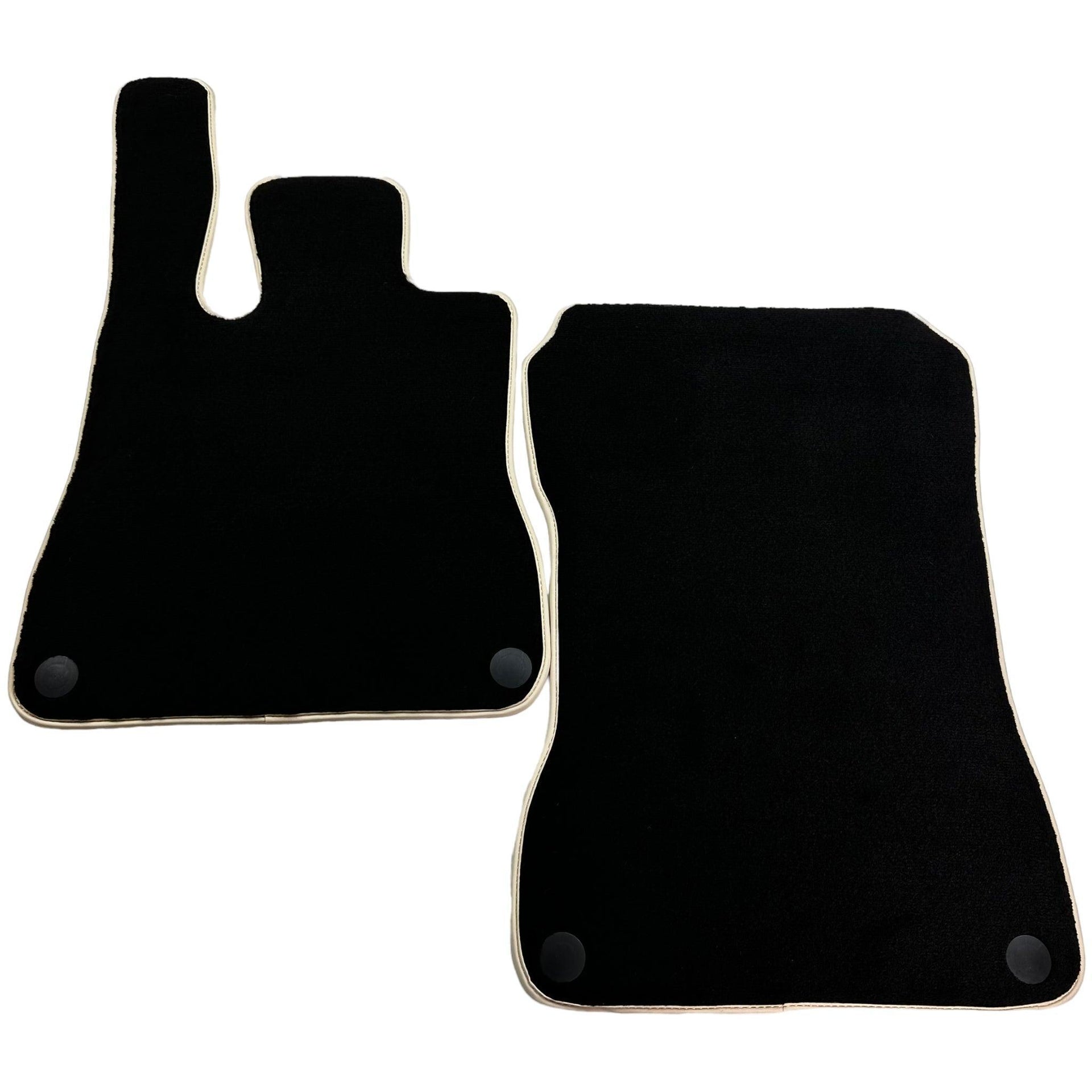 Black Floor Mats For Mercedes-Benz SL-Class R231 (2012-2022) Beige Trim - AutoWin