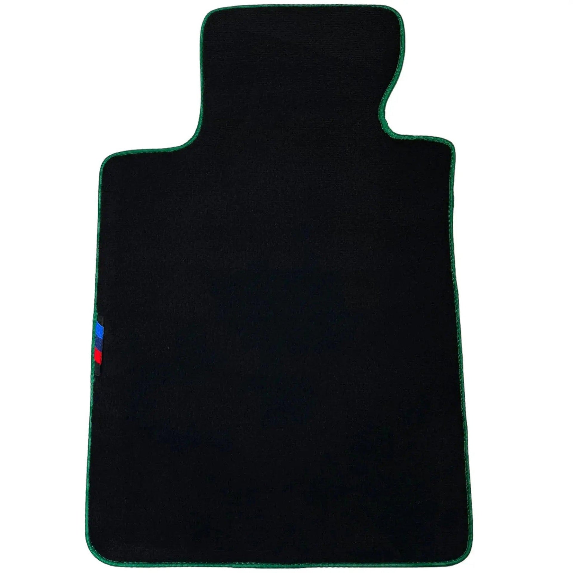 Black Mats For BMW M3 E30 | Green Trim - AutoWin