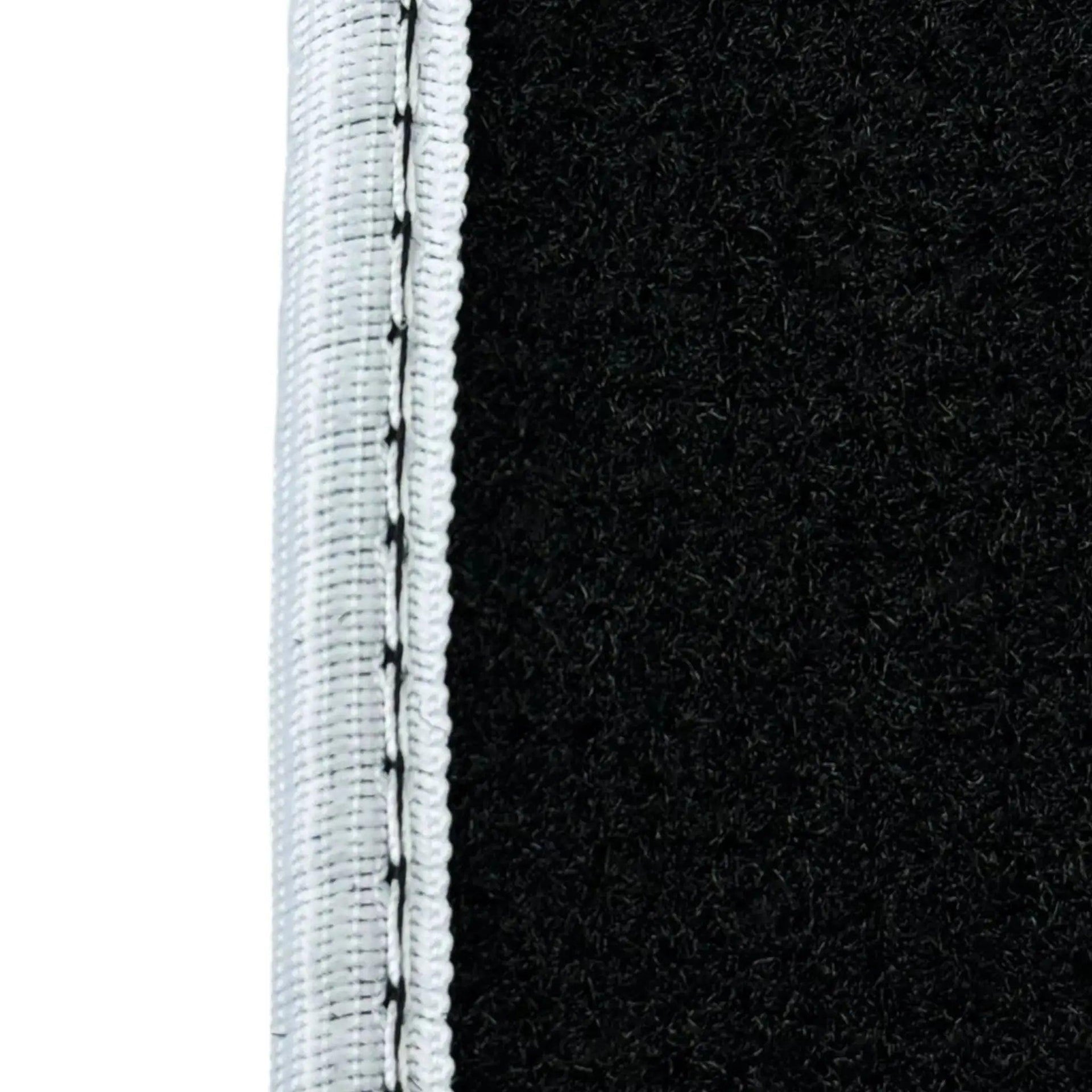 Black Mats For BMW M8 F93 4-door Gran Coupe | White Trim - AutoWin