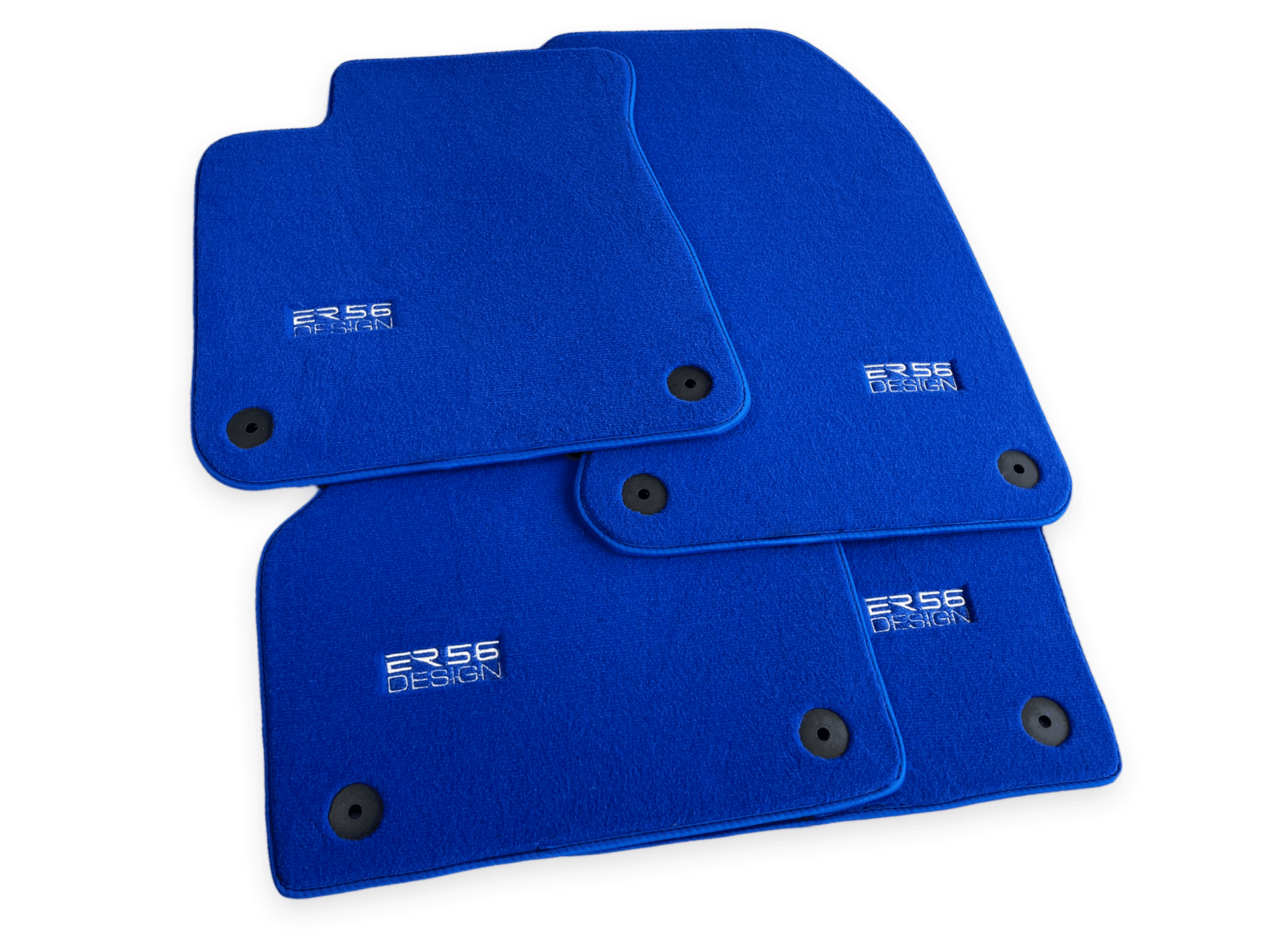 Blue Floor Mats for Audi A6 - C5 Avant Facelift (2002-2004) | ER56 Design - AutoWin