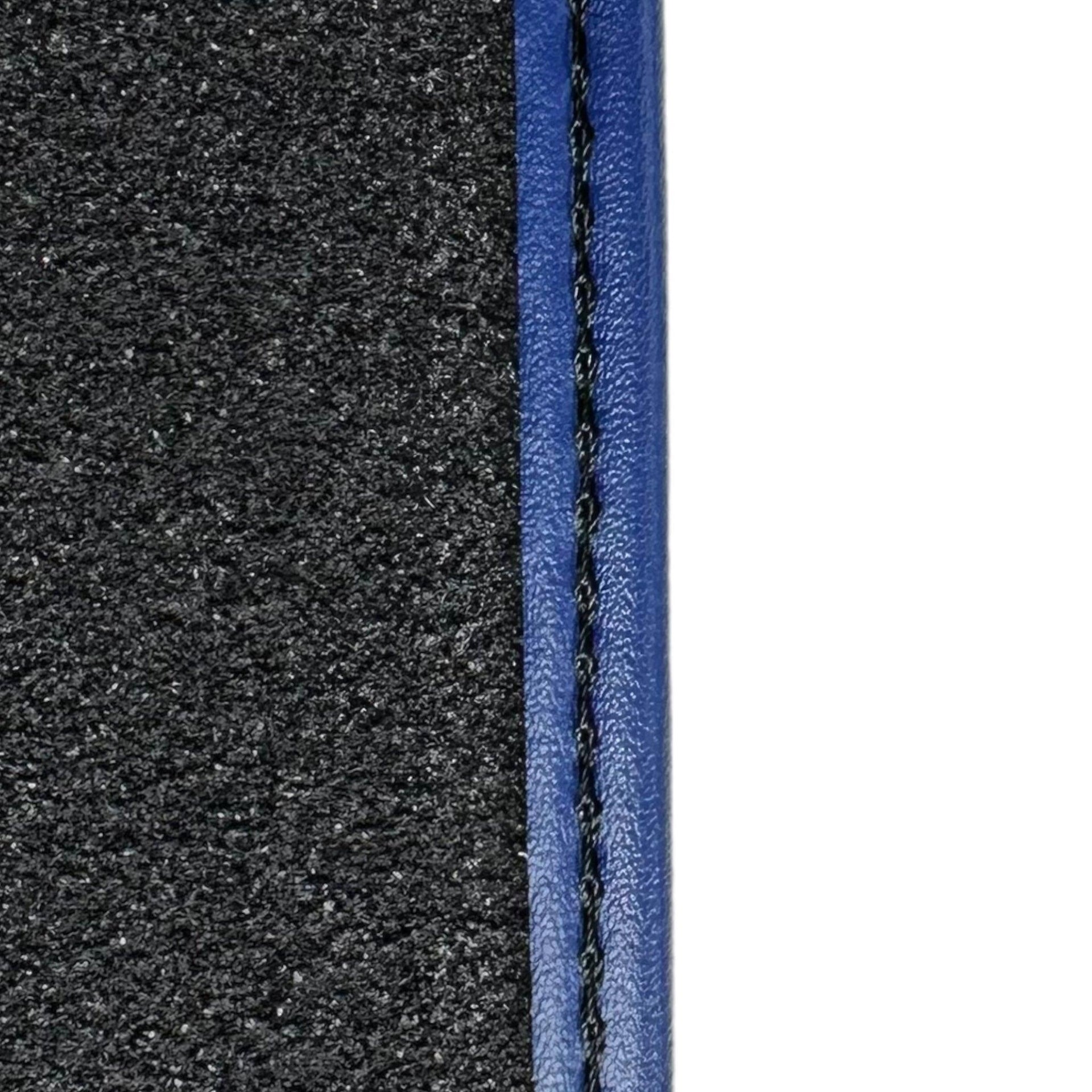 Blue Floor Mats For Bentley Flying Spur (2005-2013) with Leather - AutoWin