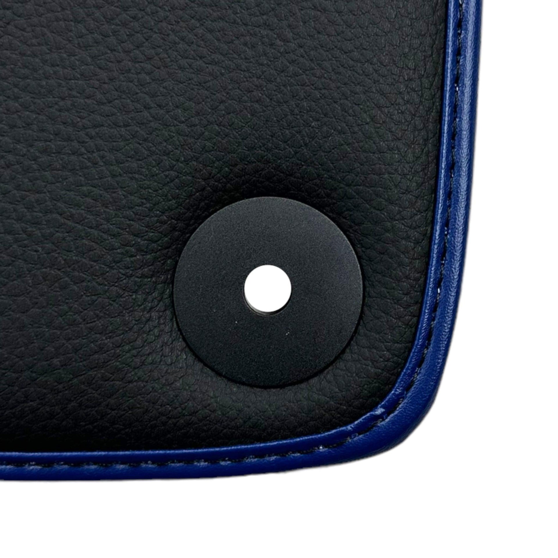 Blue Floor Mats For Bentley Flying Spur (2005-2013) with Leather - AutoWin