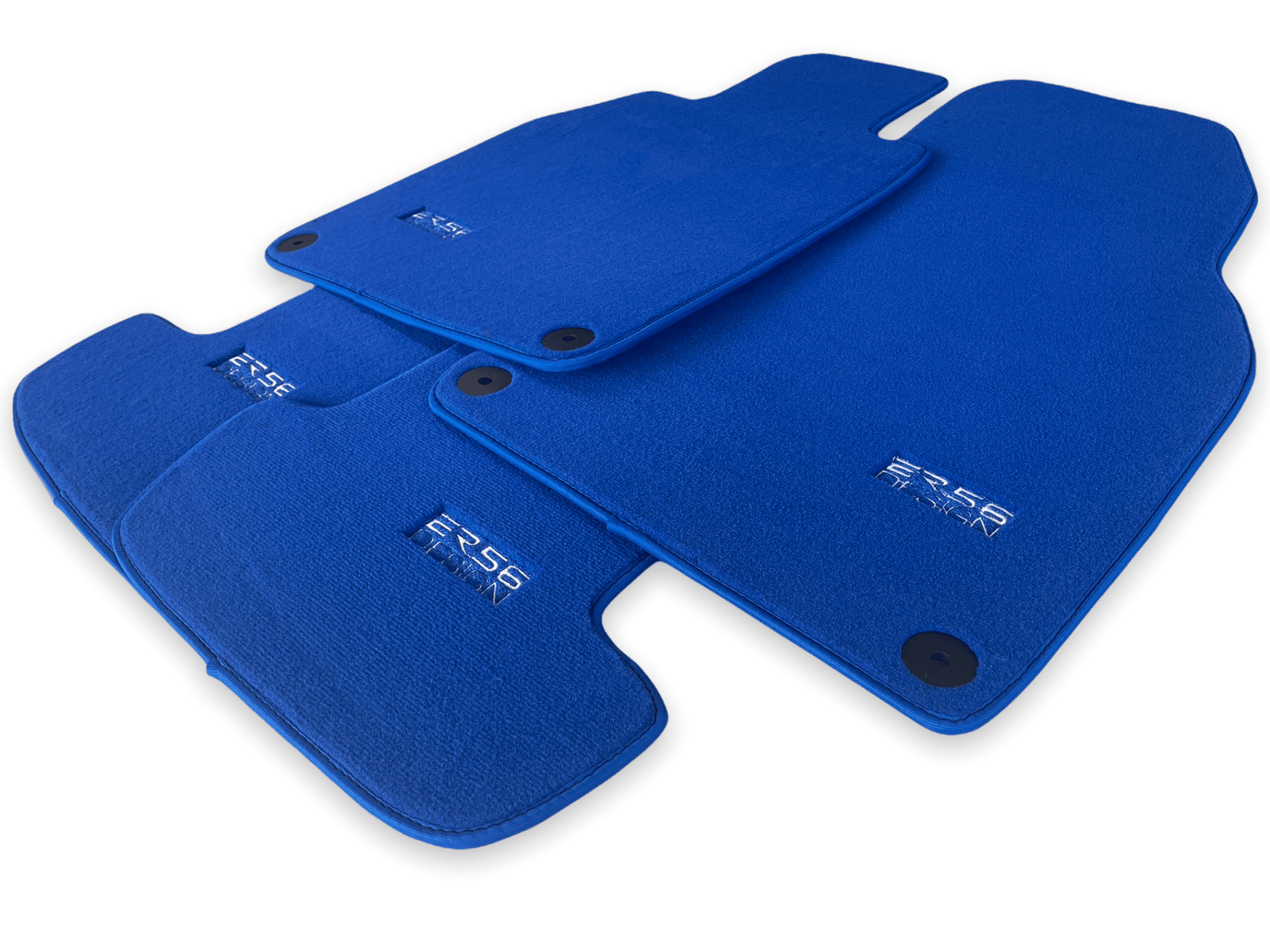 Blue Floor Mats for Porsche Macan (2014-2023) | ER56 Design - AutoWin